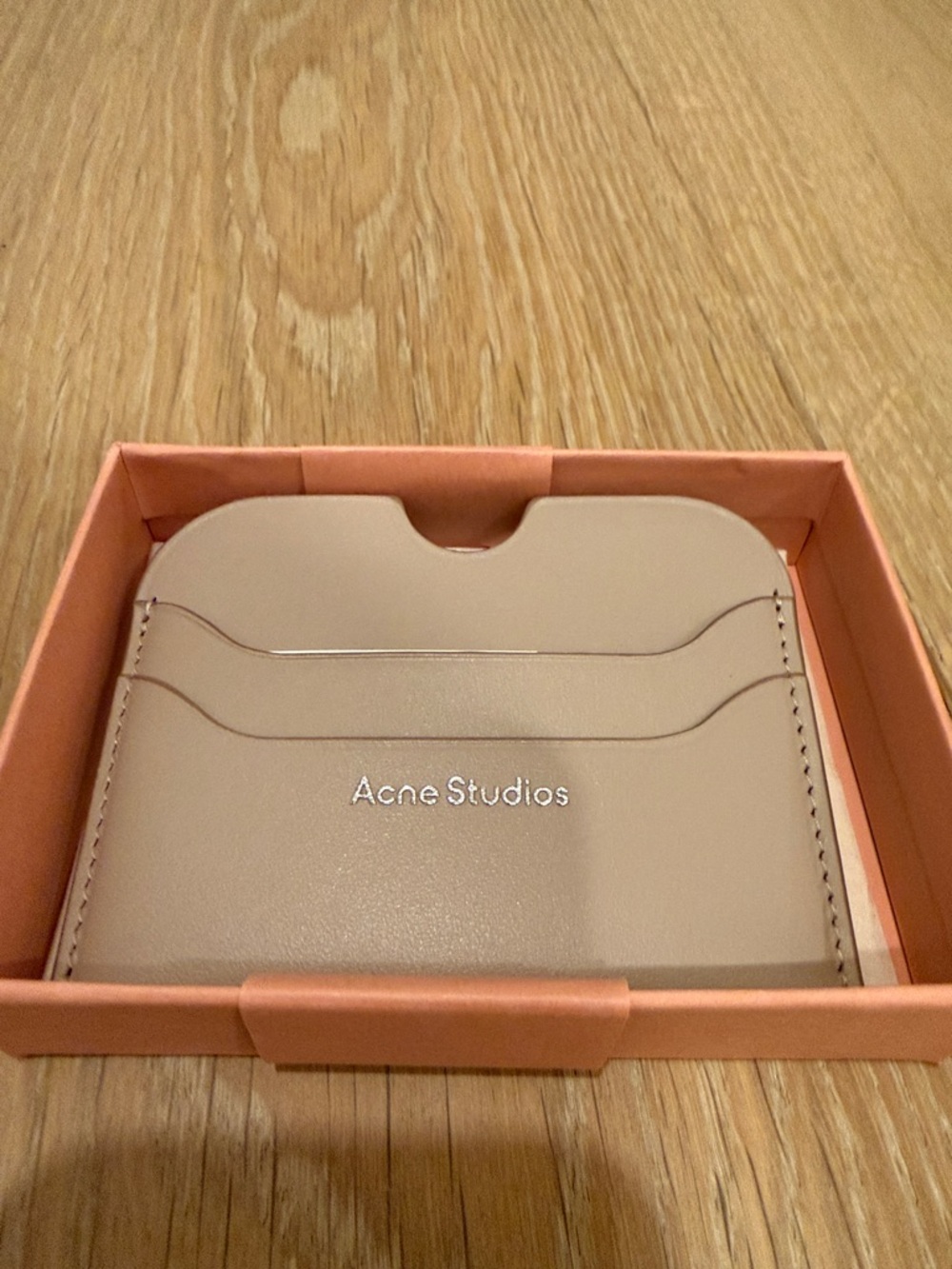Acne Studios Beige/Tan Cardholder Wallet - Picture 3 of 4